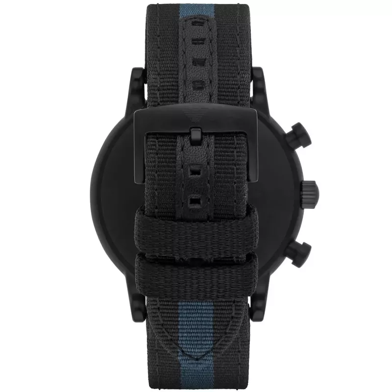 ARMANI AR1948 Vyriškas Kvarcinis Chronografo Laikrodis 46mm Nerūdijantis Plienas
