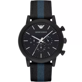 ARMANI AR1948 Vyriškas Kvarcinis Chronografo Laikrodis 46mm Nerūdijantis Plienas