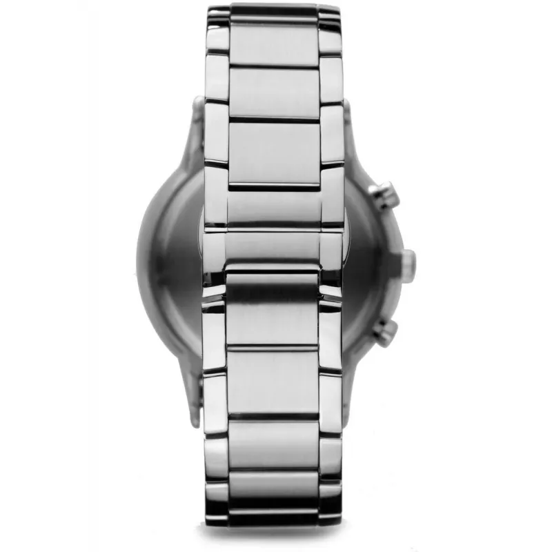 ARMANI AR2434 Vyriškas laikrodis su mėlynu ciferblatu ir chronografu, nerūdijančio plieno, 43 mm