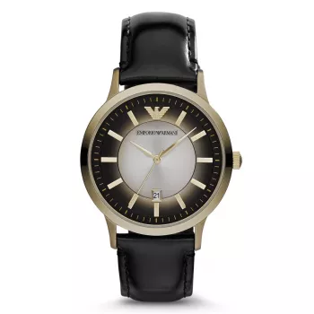 Armani AR2468 Vyriškas laikrodis su mėlynu ciferblatu ir chronografu, 40 mm