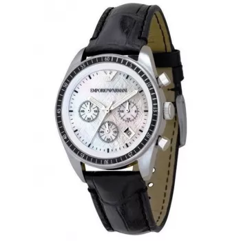 Armani AR5670 moteriškas keraminis laikrodis baltas ciferblatas balta juosta