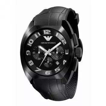 Armani AR5846 Vyriškas Analoginis Kvarcinis Chronografo Laikrodis 46mm Nerūdijantis Plienas Rožinio Aukso Spalva