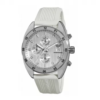 ARMANI AR5929 Vyriškas Juodas Chronografo Laikrodis 43mm Nerūdijantis Plienas