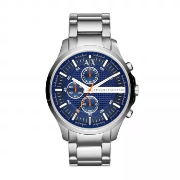 ARMANI EXCHANGE AX2155 Vyrų Analoginis Kvarcinis Laikrodis 46mm Nerūdijančio Plieno Juodas Ciferblatas