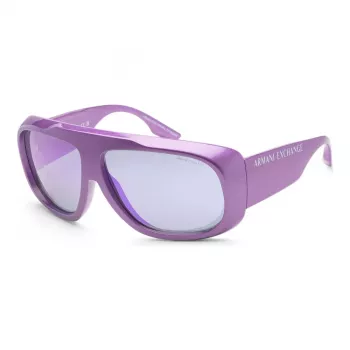 Armani Exchange AX4143SU83534 Matiniai Juodi Pilotiniai Akiniai Nuo Saulės Pilki Lęšiai 67mm