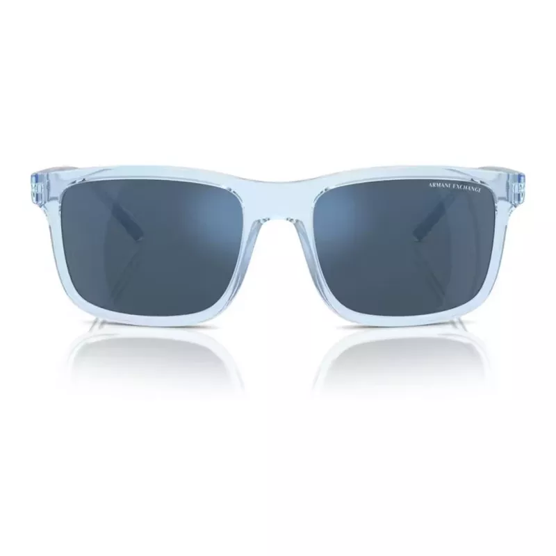 Armani Exchange AX4145S834555 Vyriški Akiniai Nuo Saulės – Stačiakampis Propionato Rėmelis – 57/19/145 mm