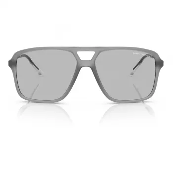 Armani Exchange AX4150SU83638 Akiniai Vyriški Kvadratiniai Matiniai Juodi Pilki 59mm