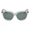 ARMANI EXCHANGE Moteriški Akiniai nuo Saulės AX4148SU83607 Skaidriai Pilkas Kvadratinis Rėmas Pilki Lęšiai 56 mm