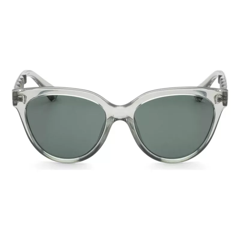 ARMANI EXCHANGE Moteriški Akiniai nuo Saulės AX4148SU83607 Skaidriai Pilkas Kvadratinis Rėmas Pilki Lęšiai 56 mm