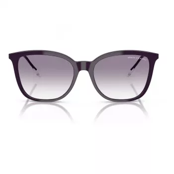 ARMANI EXCHANGE moteriški akiniai nuo saulės AX4151S836479 Rudi Havana Pilki Gradientiniai 55mm