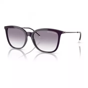ARMANI EXCHANGE moteriški akiniai nuo saulės AX4151S836479 Rudi Havana Pilki Gradientiniai 55mm