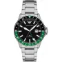 ARMANI Man AR11589 Vyriškas analoginis kvarcinis laikrodis, 42 mm, mėlynas ciferblatas, nerūdijantis plienas