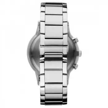 Armani vyriškas chronografo laikrodis AR11164, 43 mm, nerūdijantis plienas, juodas ciferblatas