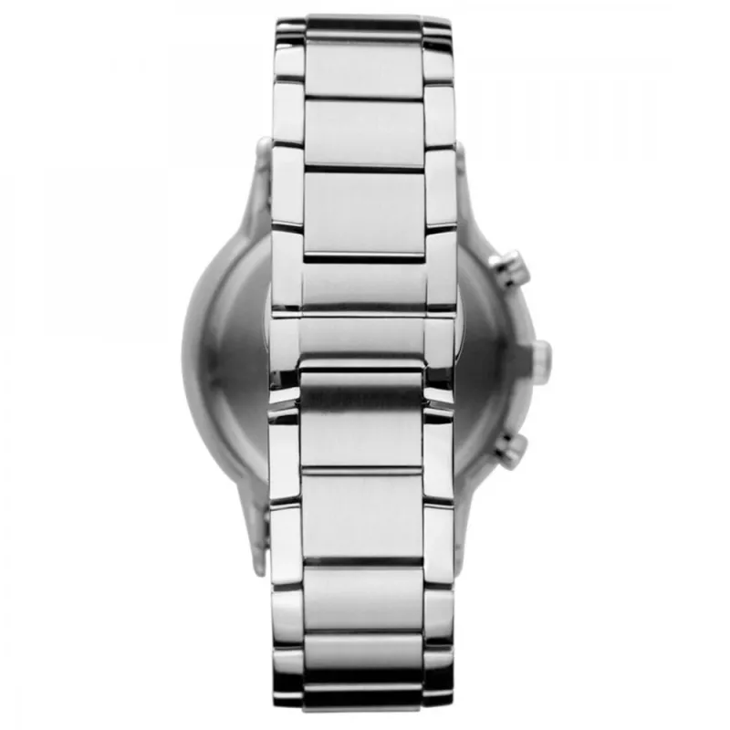 Armani vyriškas chronografo laikrodis AR11164, 43 mm, nerūdijantis plienas, juodas ciferblatas