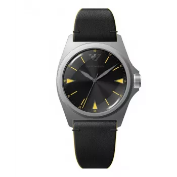 Armani vyriškas laikrodis AR11330 Luigi Quartz 40mm mėlynas ciferblatas nerūdijantis plienas
