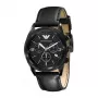 Armani vyriškas chronografo laikrodis AR5904, 41 mm, juodas ciferblatas, nerūdijantis plienas