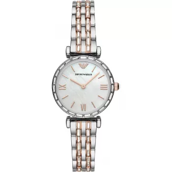 ARMANI Women's AR11290 Quartz Analog Watch 28mm Stainless Steel Silver