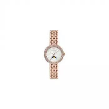 ARMANI Moteriškas laikrodis AR11462 kvarcinis analoginis 32 mm nerūdijantis plienas sidabrinis