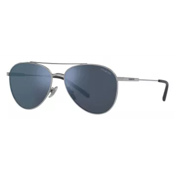 ARNETTE AN3085-736-55 Vyriški stačiakampiai akiniai nuo saulės Matinė juoda Tamsiai pilka 58mm