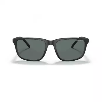 Arnette AN4288 275/88 stačiakampiai akiniai nuo saulės, matinis permatomas pilkas rėmas, pilki veidrodiniai lęšiai, 58-18-145 mm