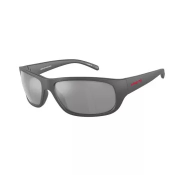 ARNETTE AN4290-28706G Vyriški stačiakampiai akiniai nuo saulės matinė juoda pilka