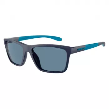 ARNETTE AN4328U27622V Vyriški Akiniai nuo Saulės Matinė Juoda Tamsiai Pilka Sidabrinis Veidrodis 58mm