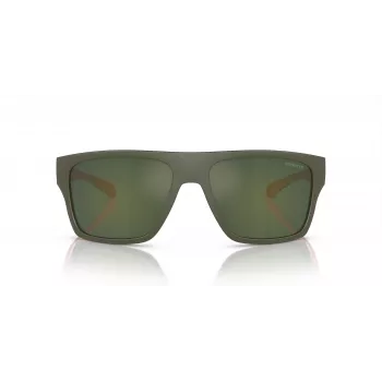ARNETTE AN4330-28546R Vyriški poliarizuoti akiniai nuo saulės, matinė juoda, pilki lęšiai, 63 mm