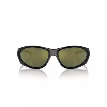 Arnette AN4342-29476R Unisex Akiniai, Matinis Juodas Rėmelis, Tamsiai Pilki Veidrodiniai Sidabriniai Lęšiai, 62 mm Lęšio Plotis