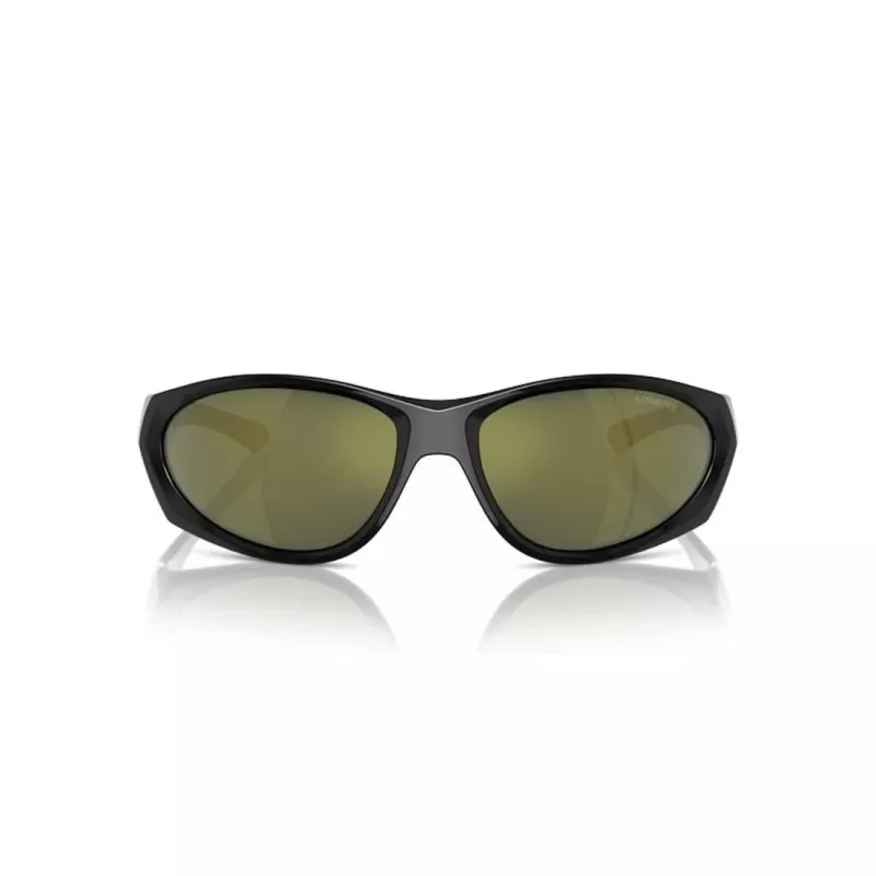 Arnette AN4342-29476R Unisex Akiniai, Matinis Juodas Rėmelis, Tamsiai Pilki Veidrodiniai Sidabriniai Lęšiai, 62 mm Lęšio Plotis