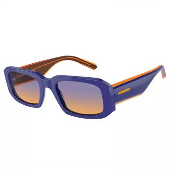 ARNETTE Vyriški Akiniai Nuo Saulės AN4318-12392H Matinė Juoda Stačiakampiai 53mm