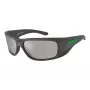 ARNETTE vyriški akiniai nuo saulės AN4345-28706G – stačiakampis matinis juodas rėmelis, pilki veidrodiniai sidabriniai lęšiai 62 mm
