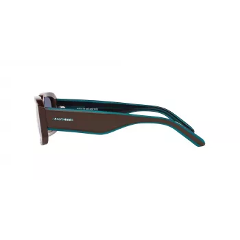ARNETTE Unisex Akiniai AN431812382W5 Matiniai Juodi Tamsiai Pilki Veidrodiniai Sidabriniai 53mm