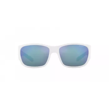 ARNETTE Unisex Akiniai AN43242863Y76 - Matinio Juodo Rėmelio, Tamsiai Pilki Veidrodiniai Sidabriniai Lęšiai, 61mm