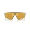 ARNETTE Unisex Akiniai AN433229227P6 - Matinis Juodas Rėmelis, Pilki Poliarizuoti Lęšiai, 69/09/130 mm