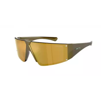 ARNETTE Unisex Akiniai AN433229227P6 - Matinis Juodas Rėmelis, Pilki Poliarizuoti Lęšiai, 69/09/130 mm