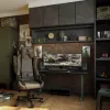 Arozzi Arena Large Gaming Stalas – Forest Green (Reguliuojamas Aukštis, Mikropluošto Pelės Kilimėlis)
