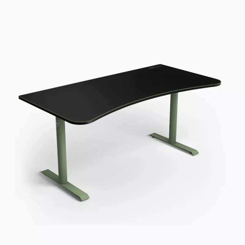 Arozzi Arena Large Gaming Stalas – Forest Green (Reguliuojamas Aukštis, Mikropluošto Pelės Kilimėlis)