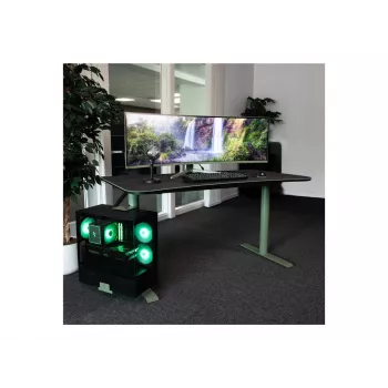 Arozzi Arena Medium Gaming Stalas – Miško Žalia, 160x82cm, Reguliuojamas Aukštis