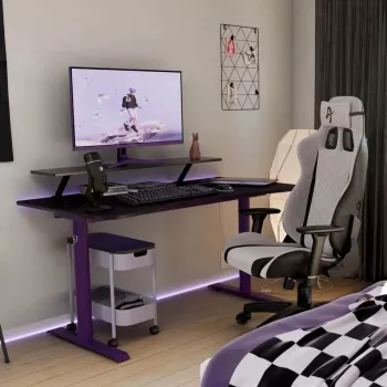 Arozzi Arena Medium Gaming Stalas – Violetinis