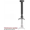 ART P-108 2-in-1 lubų/sienos projektoriaus laikiklis, universalus, 15 kg, sidabrinis