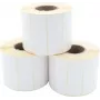 ARTDEV Thermal Transfer Label Roll 70 x 25mm, 93mm Outer Diameter, 40mm Core, 1500 Labels per Roll, White Paper, Permanent Adhesive, Matte Finish