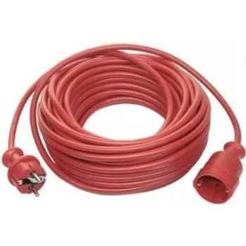 AS SCHWABE 25 m H05VV-F 3G1.5 prailginimo kabelis su Schuko kištuku ir lizdu, juodas 60361