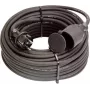 AS Schwabe 60382 maitinimo prailginimo kabelis 5m juodas H05VV-F 3G1.5 Schuko 16A 3500W VDE