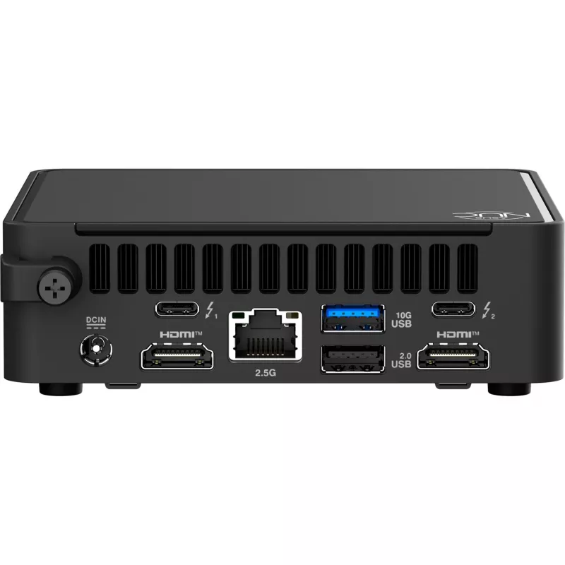 ASUS NUC 15 Pro Slim RNUC15CRKU700002, Intel Core Ultra 7 255H, 16GB, 1TB SSD, be OS, juodas