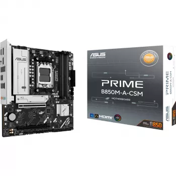 ASUS Prime B850M-A-CSM Micro-ATX pagrindinė plokštė, lizdas AM5, AMD B850 mikroschemų rinkinys