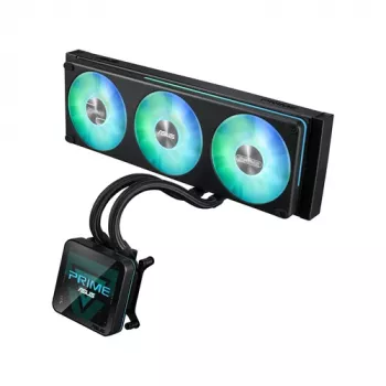 ASUS Prime SLC II 360 ARGB LCD – 360 mm skysčių aušinimo sistema procesoriui su LCD ekranu
