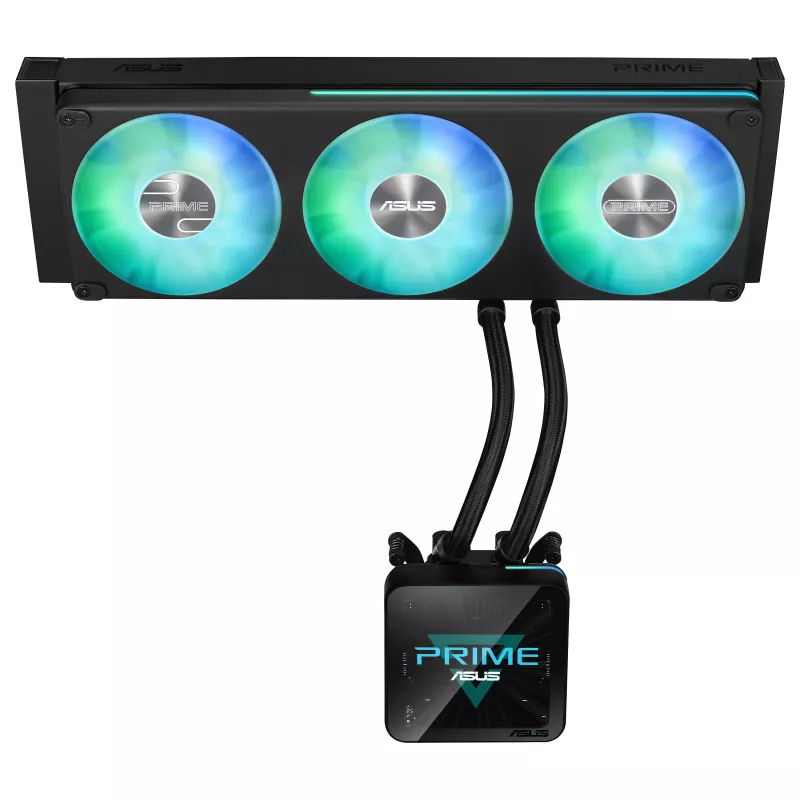 ASUS Prime SLC II 360 ARGB LCD – 360 mm skysčių aušinimo sistema procesoriui su LCD ekranu