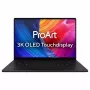 ASUS ProArt P16 H7606WP-SR271W nešiojamas kompiuteris, 16 colių 3K OLED jutiklinis 120Hz, AMD Ryzen AI 9 HX 370, 32GB LPDDR5x, 1TB SSD, GeForce RTX 5070 8GB, Windows 11 Home, vokiška QWERTZ klaviatūra