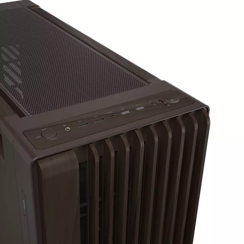 ASUS ProArt PA602 Wood Edition Retro Brown - metalinis skydelis Midi Tower