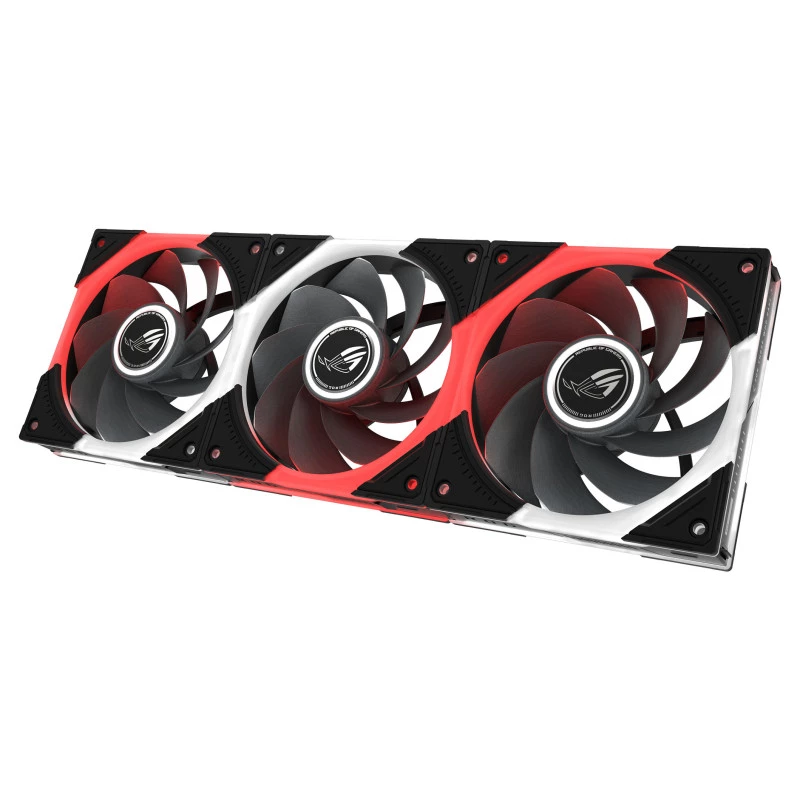 ASUS ROG Eurux GR120 ARGB Reverse Fan Black Edition, 120mm Triple-Pack